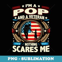 veteran pop grandpa usa flag 4th of july - aesthetic sublimation digital file