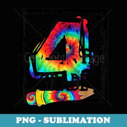 4th fourth grade teacher squad tie dye teacher student - elegant sublimation png download