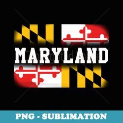 maryland state flag - png sublimation digital download