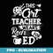 This Art Teacher Wears Red For Ed Funny - Signature Sublimation PNG File
