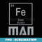 Funny Iron Man Periodic Table Science Chemistry - PNG Sublimation Digital Download