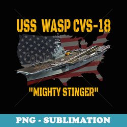 aircraft carrier uss wasp cvs-18 veterans day fathers day - exclusive png sublimation download