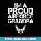 Proud US Air Force Grandpa Veteran Granddad Grandfather - Retro PNG Sublimation Digital Download