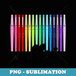 teaching with flair pen teacher draw - sublimation png file