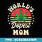 Worlds Dopest Mom Vintage Sunset 420 Family Matching Outfits - Sublimation PNG File