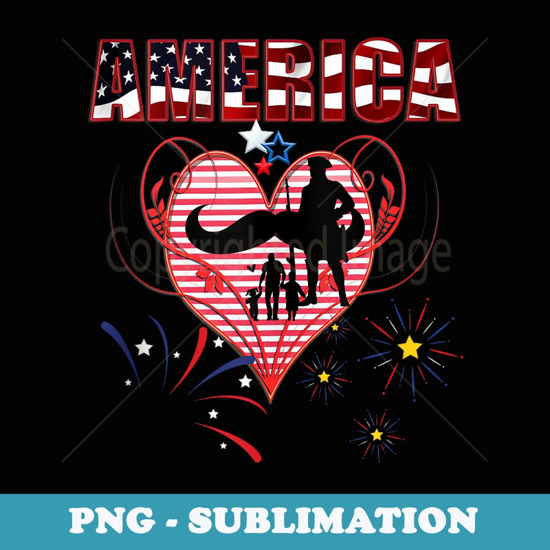 Heartfelt Patriot Dad Celebrating Our Veterans days - PNG Transparent Sublimation Design