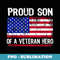 American Flag Patriotic Son Veterans Day for - Modern Sublimation PNG File