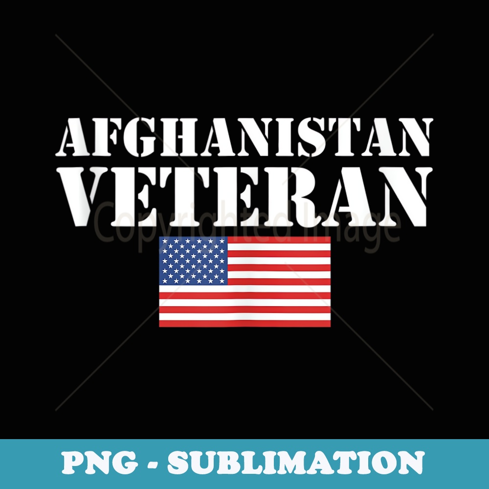 American Patriot Afghanistan Veteran Military War Veteran - Sublimation PNG File