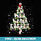 Cute Maltese dog Christmas Tree decor Xmas tree - PNG Transparent Sublimation Design