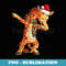 Dabbing Giraffe Santa T Christmas Boys Girls - Sublimation PNG File