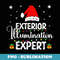Exterior Illumination Expert Christmas Lights Decorations - Digital Sublimation Download File