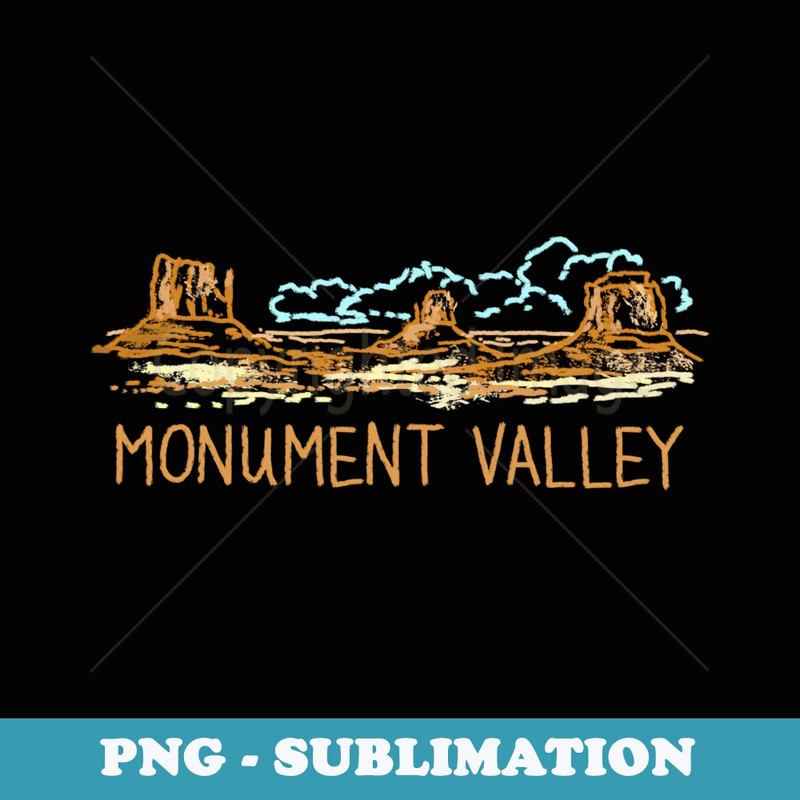 Monument Valley - Artistic Sublimation Digital File