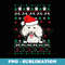 s Poodle Dog Lovers Christmas Ugly Christmas er - Decorative Sublimation PNG File