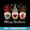 s Three Gnome for Merry Christmas Buffalo Leopard - High-Resolution PNG Sublimation File