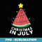 Christmas In July Summer Watermelon Xmas Tree - Special Edition Sublimation PNG File