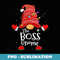 Boss Gnome - Xmas Family Matching Funny Christmas Gnomes - Exclusive PNG Sublimation Download