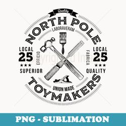 vintage christmas elf toymakers union - toymaker