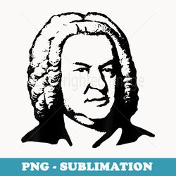 johann sebastian bach t - elegant sublimation png download