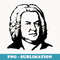 Johann Sebastian Bach T - Elegant Sublimation PNG Download