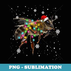 bees tree christmas er xmas s for bees lover - instant png sublimation download