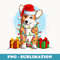 Cute Santa Tree Lights Xmas Costume Christmas Tree Corgi - Aesthetic Sublimation Digital File