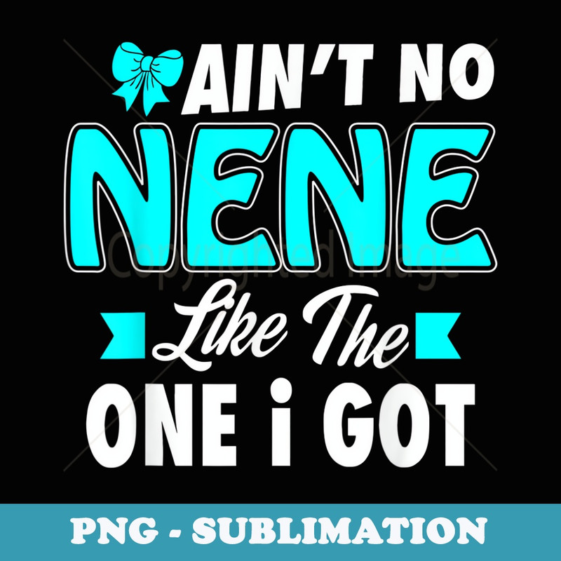 Aint no NENE like the One I Got Funny Xmas T - Stylish Sublimation Digital Download
