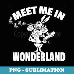alice in wonderland shirt white rabbit shirt wonderland - retro png sublimation digital download