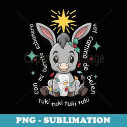 con mi burrito sabanero mexican tuki tuki donkey latino xmas - professional sublimation digital download