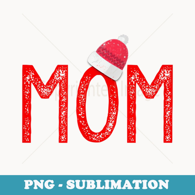 Mom - XMas PJs - Christmas Pajamas and XMas PJ Family - Professional Sublimation Digital Download