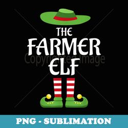 farmer elf family matching group christmas - digital sublimation download file