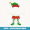 Animal Lover Elf Family Matching Group Christmas Party - Aesthetic Sublimation Digital File