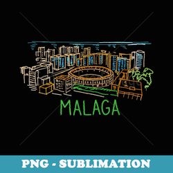 malaga city t t - special edition sublimation png file