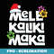 Mele Kalikimaka Christmas Xmas Santa - Elegant Sublimation PNG Download