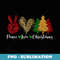 Peace Lover Christmas Peace Sign Heart Christmas Tree Pajama - Professional Sublimation Digital Download