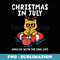 Christmas In July Chillin Cool Cats Funny Meowy Xmas Summer - Modern Sublimation PNG File