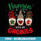 Hangin With My Gnomie Leopard Christmas Gnome Buffalo - Instant Sublimation Digital Download