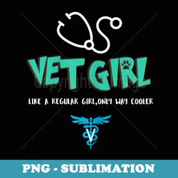 s vet girl veterinarian vet tech student christmas - professional sublimation digital download
