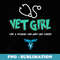 s Vet Girl Veterinarian Vet Tech Student Christmas - Professional Sublimation Digital Download