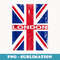 London England Union Jack Flag - United Kingdom British Flag - Stylish Sublimation Digital Download