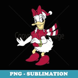 disney daisy duck classic christmas portrait - sublimation digital download