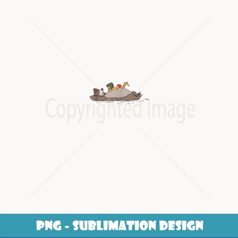 Disney The Jungle Book Mowgli and Baloo - Professional Sublimation Digital Download