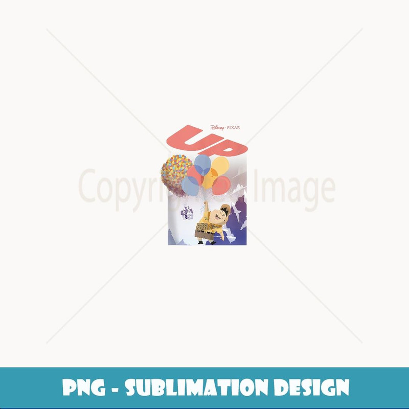 Disney Pixar Up Movie Cartoon Style - Elegant Sublimation PNG Download