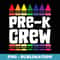 PRESCHOOL CREW Pre-K Tribe Back To School Teacher Student - Sublimation Digital Download
