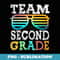Team 2nd Grade Squad Second Teacher Student Back To School - Modern Sublimation PNG File