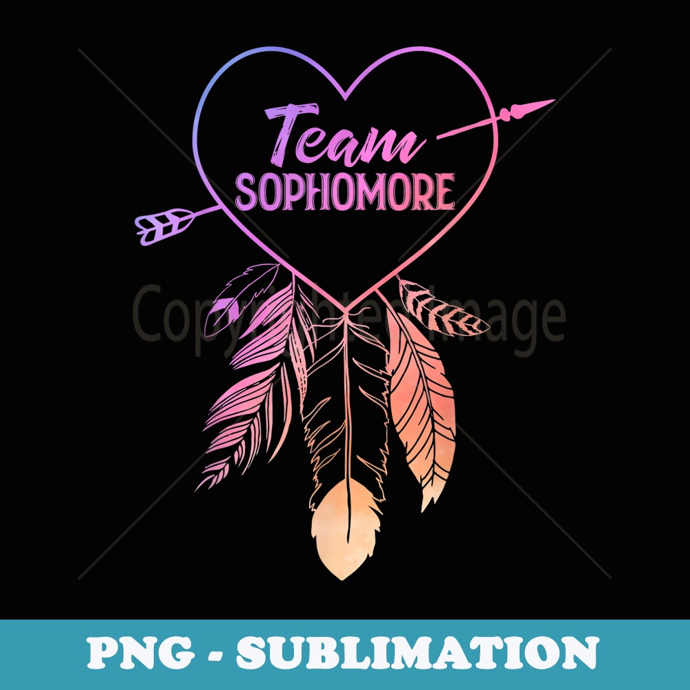 Team Sophomore Student Teacher Last Day Back to School - Vintage Sublimation PNG Download