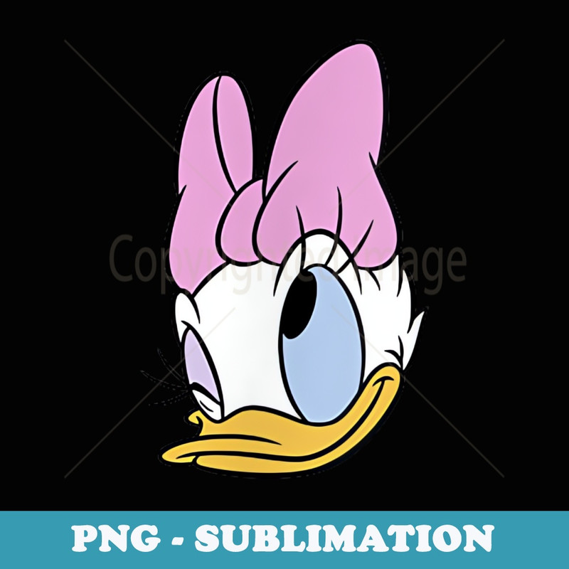 Disney Mickey And Friends Daisy Duck Face Small Pocket Logo - Sublimation PNG File