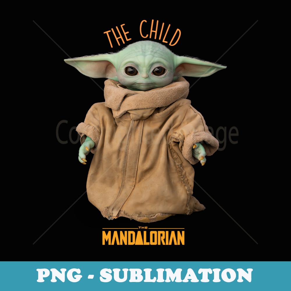 Star Wars The Mandalorian The Child Cute - Elegant Sublimation PNG Download