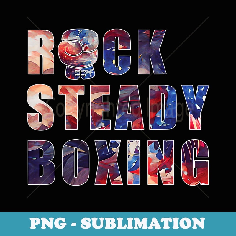 Rock Steady Boxing Stars & Stripes - Special Edition Sublimation PNG File