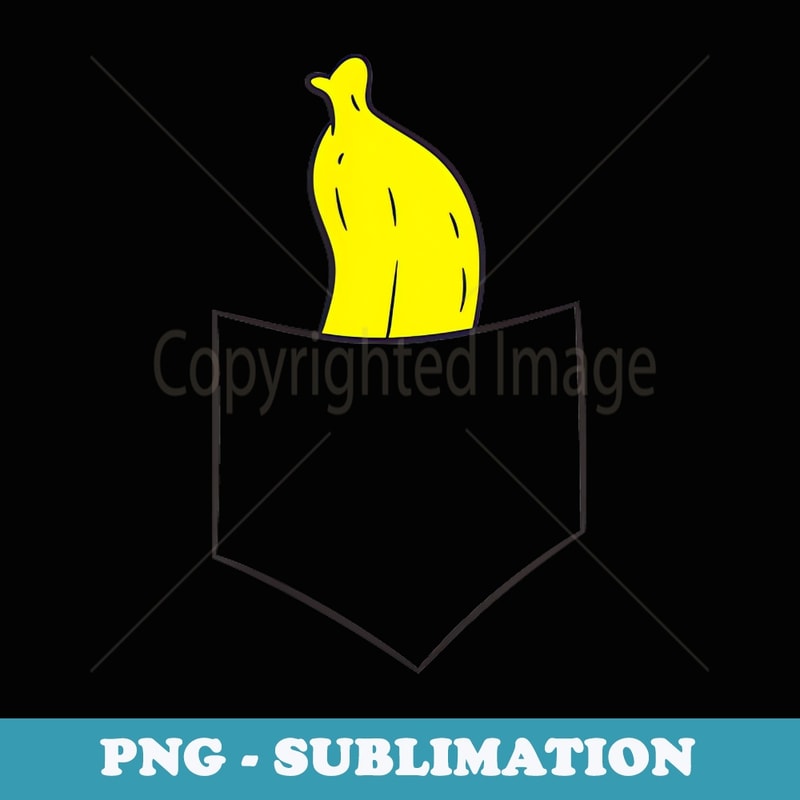 Banana Fruit In the Pocket Banana Fruits Pocket Banana - Premium Sublimation Digital Download