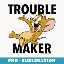 tom and jerry trouble maker portrait - creative sublimation png download